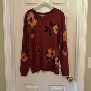 Daniel Rainn Burgundy Long Sleeve Sweatshirt